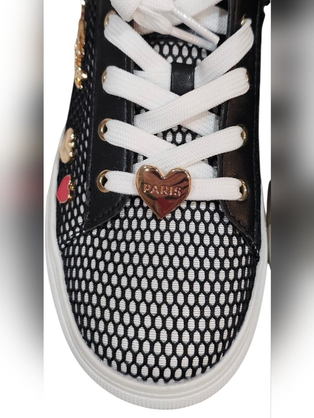 Karl Langerfeld Paris Cate Women's Pin Lace Up Sneakers, Size 7, New - Picture 7 of 9